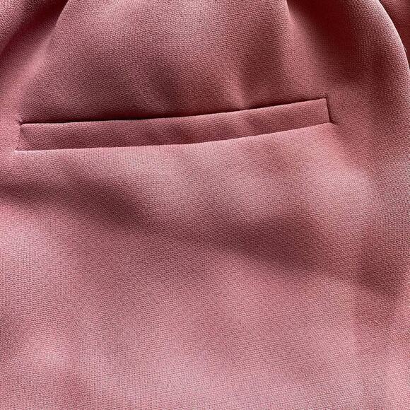 J Crew Casual Pants Elastic Back Waist Pink front pockets Women Size 0 NEW - Picture 9 of 9